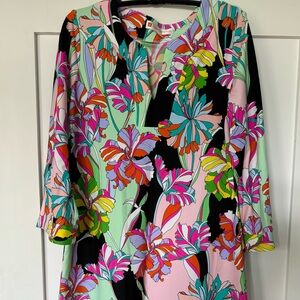 Jude Connally Tunic Dress Lg EUC